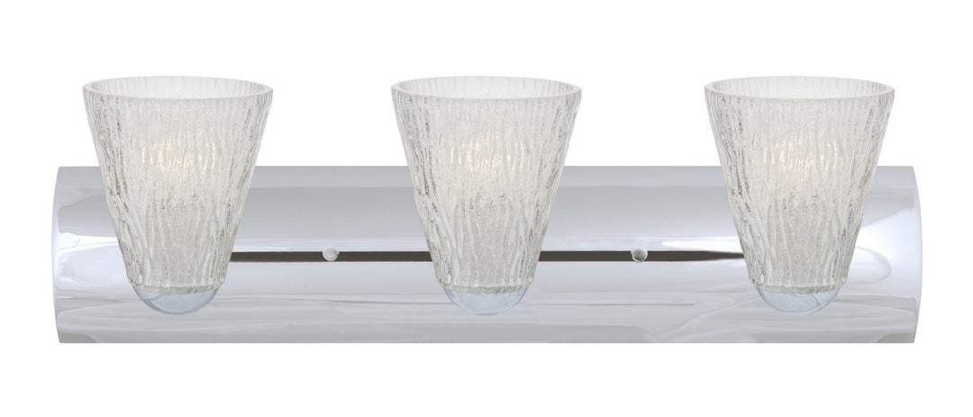 Besa Nico 3WZ-NICO5GL-LED-CR Bath Vanity Light 23 in. wide - Chrome