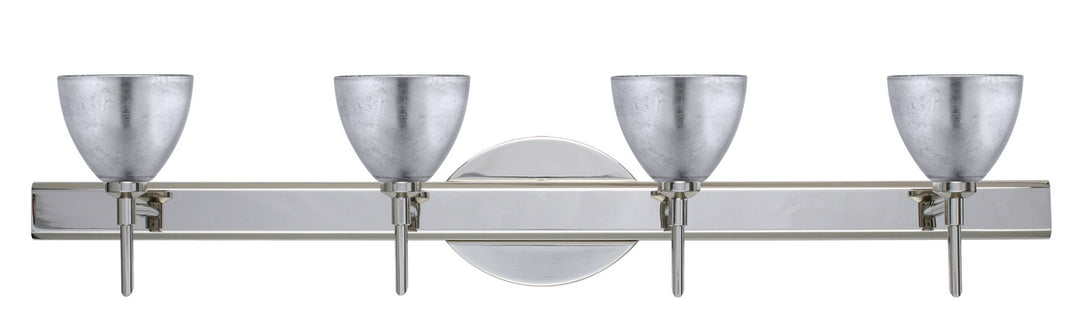 Besa Divi 4SW-1758SF-CR Bath Vanity Light 31 in. wide - Chrome