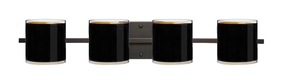 Besa Pogo 4WS-7180GF-BR Bath Vanity Light 31 in. wide - Bronze