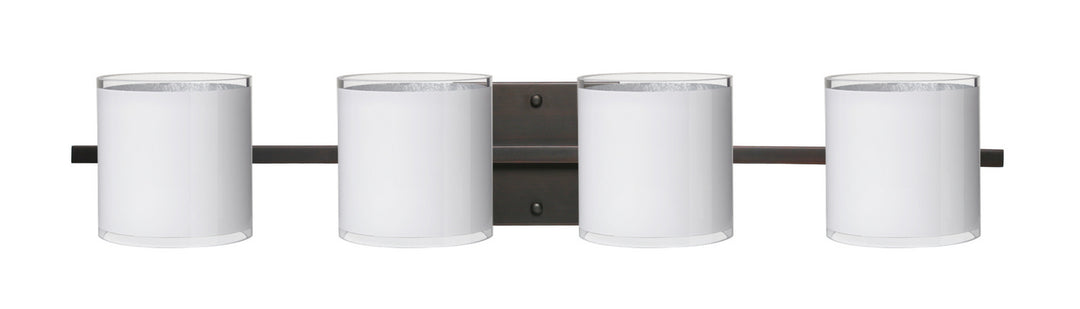 Besa Pogo 4WS-7180SF-BR Bath Vanity Light 31 in. wide - Bronze