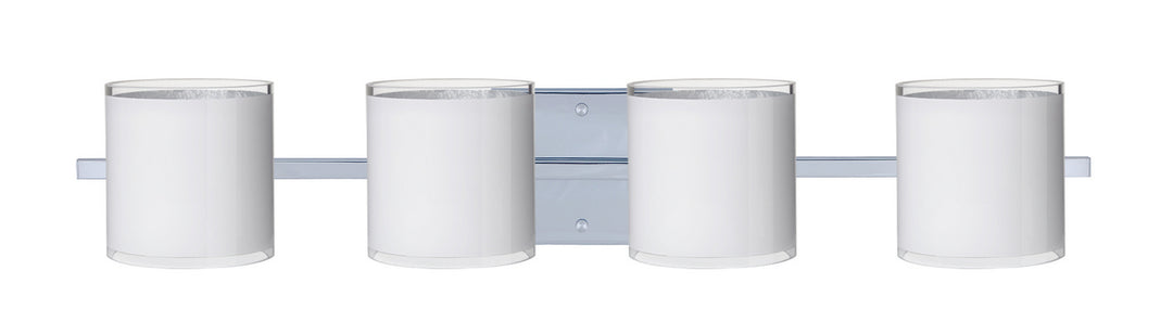 Besa Pogo 4WS-7180SF-CR Bath Vanity Light 31 in. wide - Chrome