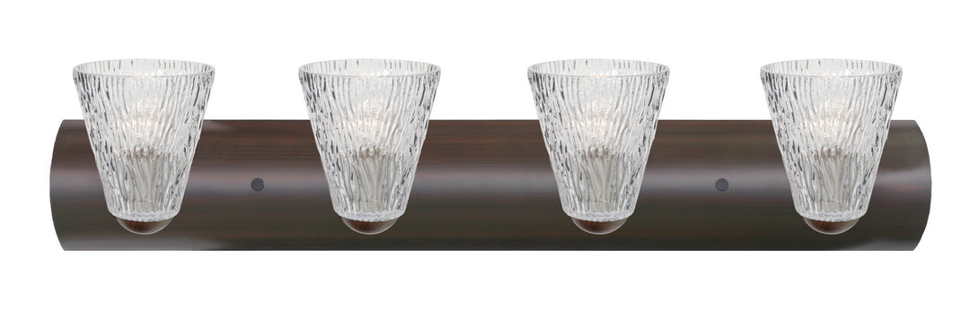 Besa Nico 4WZ-NICO5CL-BR Bath Vanity Light 31 in. wide - Bronze