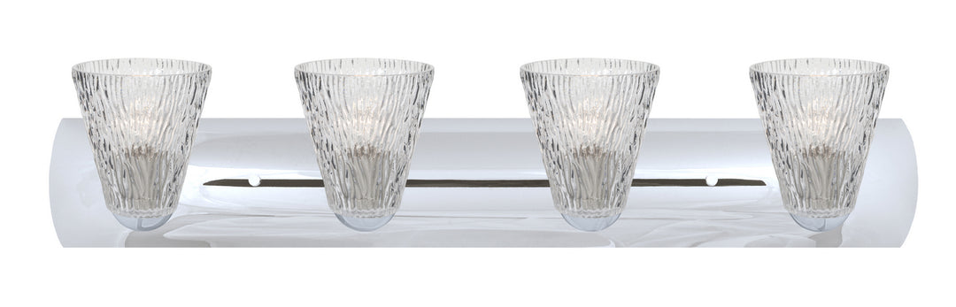Besa Nico 4WZ-NICO5CL-CR Bath Vanity Light 31 in. wide - Chrome