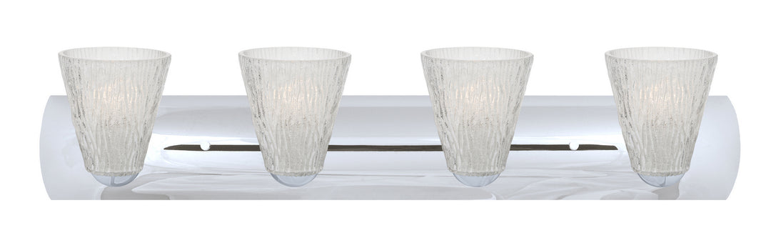 Besa Nico 4WZ-NICO5GL-CR Bath Vanity Light 31 in. wide - Chrome