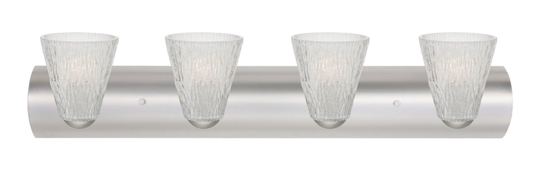 Besa Nico 4WZ-NICO5GL-LED-SN Bath Vanity Light 31 in. wide - Satin Nickel