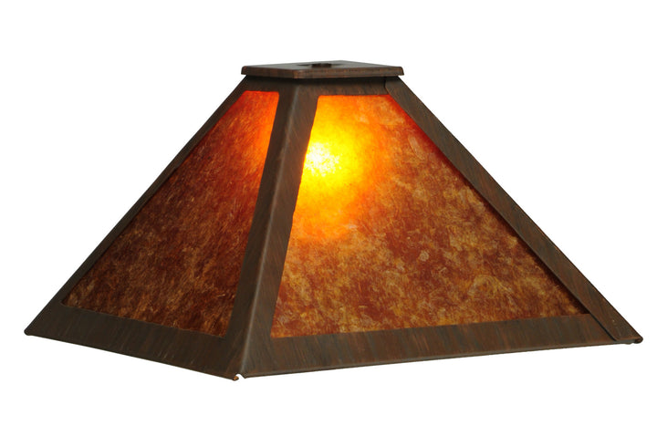 Meyda Tiffany Lighting 141530 Mission Shade Lamp Shade Chrome