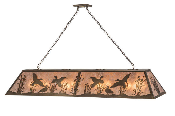 Meyda Tiffany Ducks In Flight 168693 Pendant Light - Antique Copper