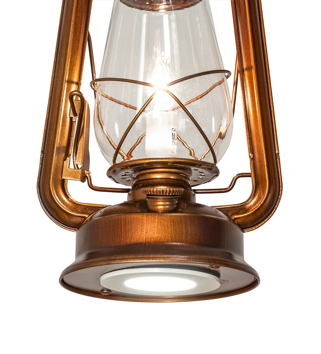 Meyda Tiffany Miners Lantern 191516 Pendant Light - Vintage Copper