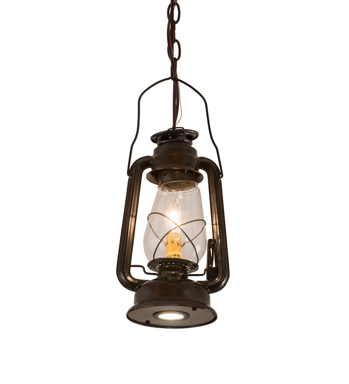 Meyda Tiffany Miners Lantern 191516 Pendant Light - Vintage Copper