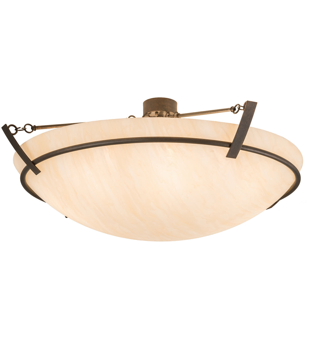 Meyda Tiffany Covina 192183 Ceiling Light - Mahogany Bronze