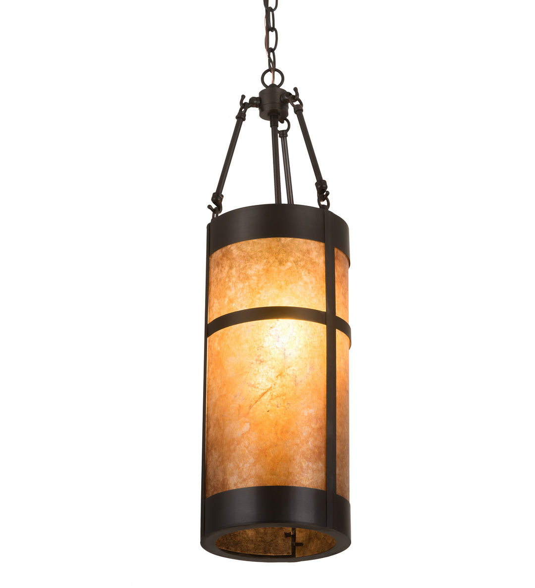 Meyda Tiffany Fulton 192853 Pendant Light - Craftsman Brown