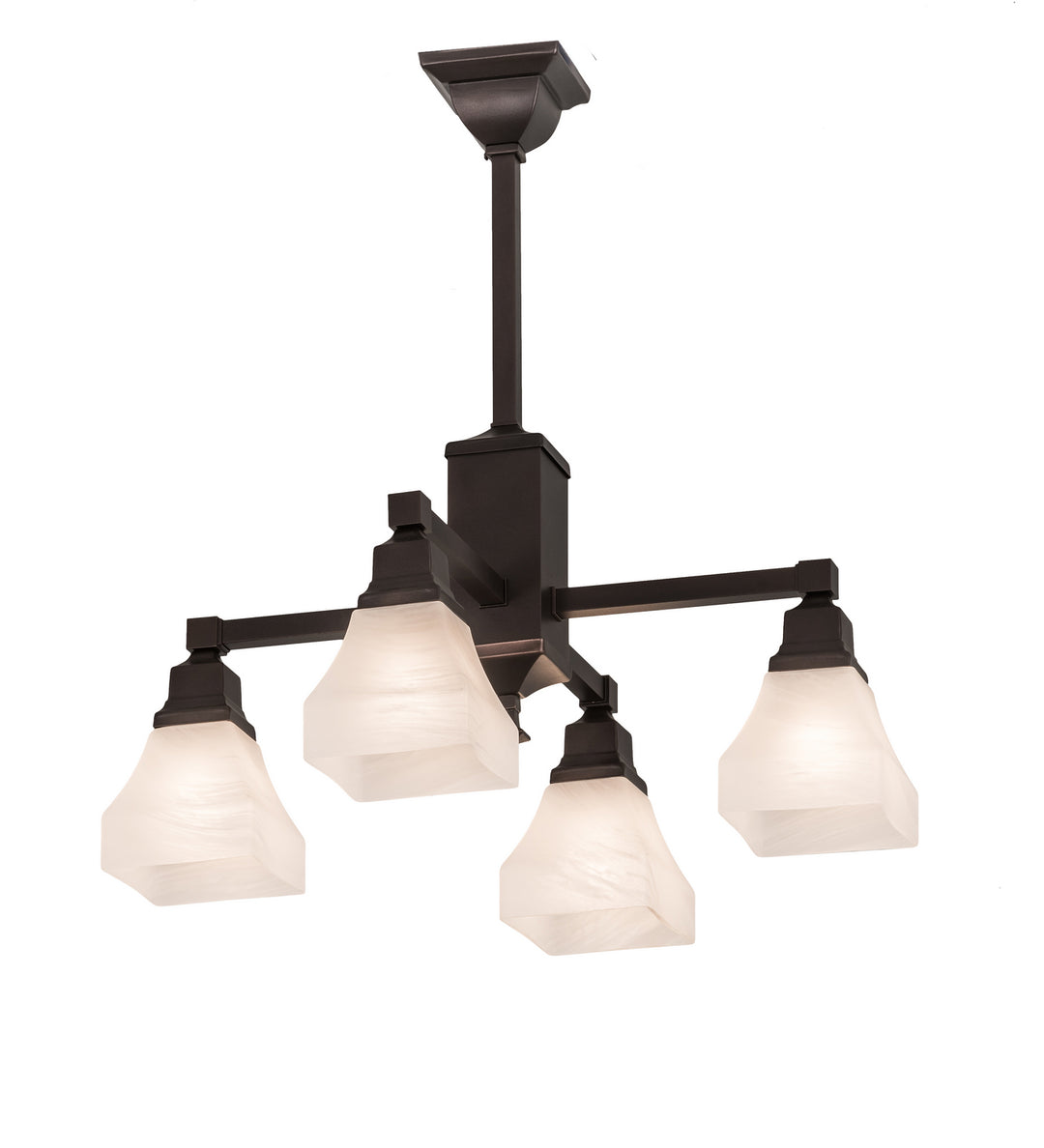 Meyda Tiffany Bungalow 192959 Chandelier Light - Mahogany Bronze