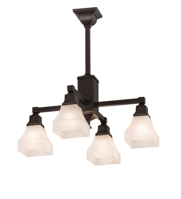 Meyda Tiffany Bungalow 192959 Chandelier Light - Mahogany Bronze