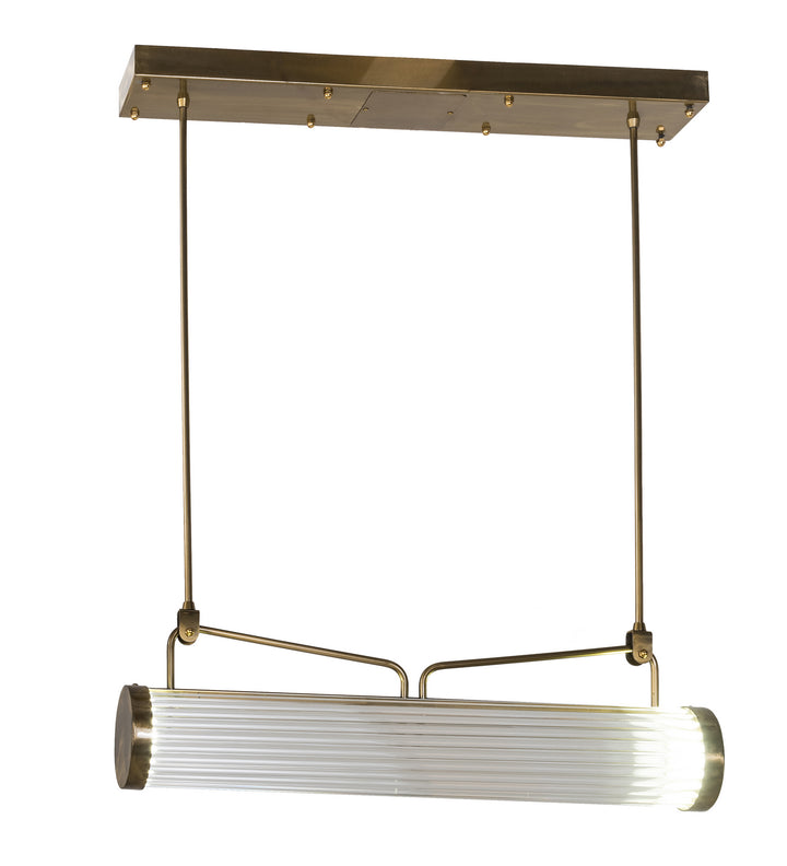 Meyda Tiffany Cilindro 193559 Pendant Light - Natural Brass