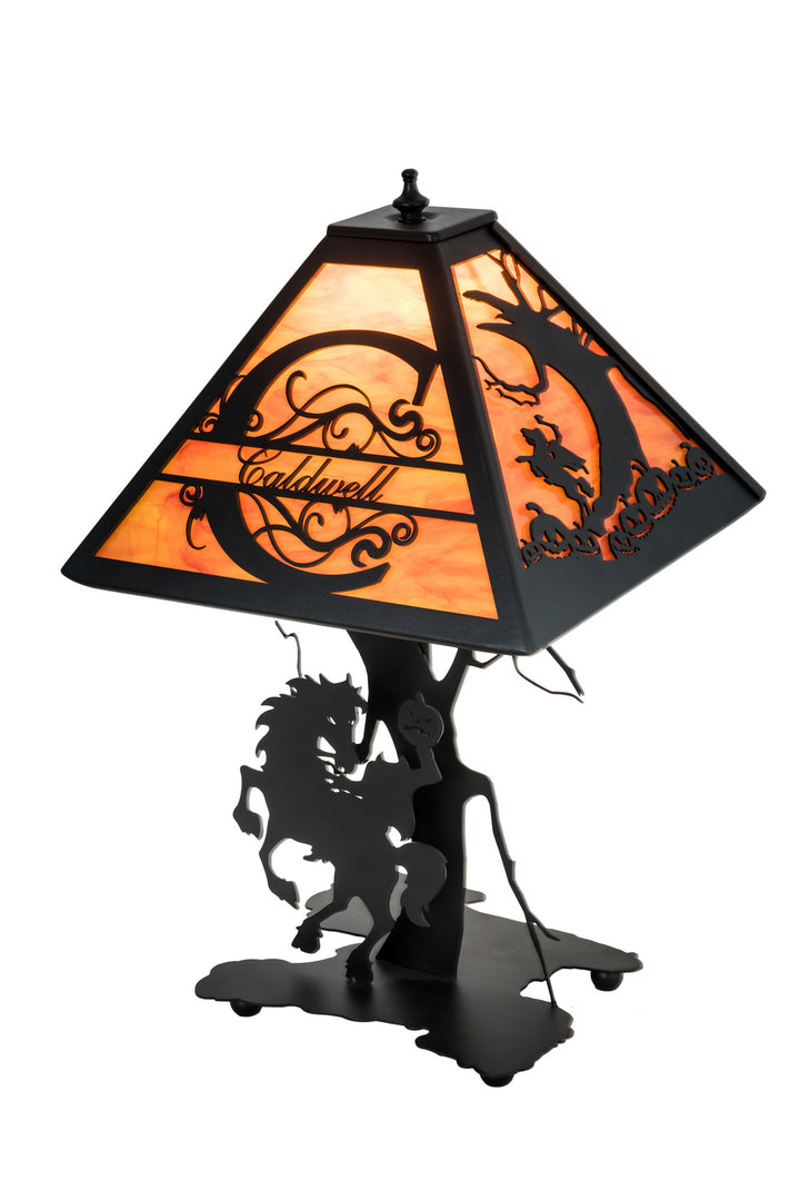 Meyda Tiffany Lighting 194148 Personalized One Light Table Lamp Lamp Black