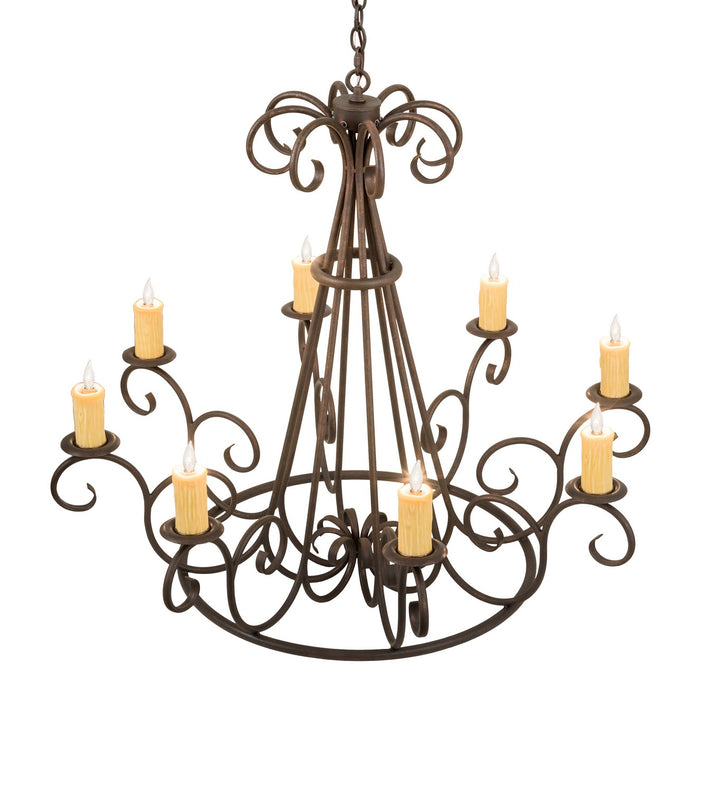 Meyda Tiffany Marguerite 194321 Chandelier Light - Copper