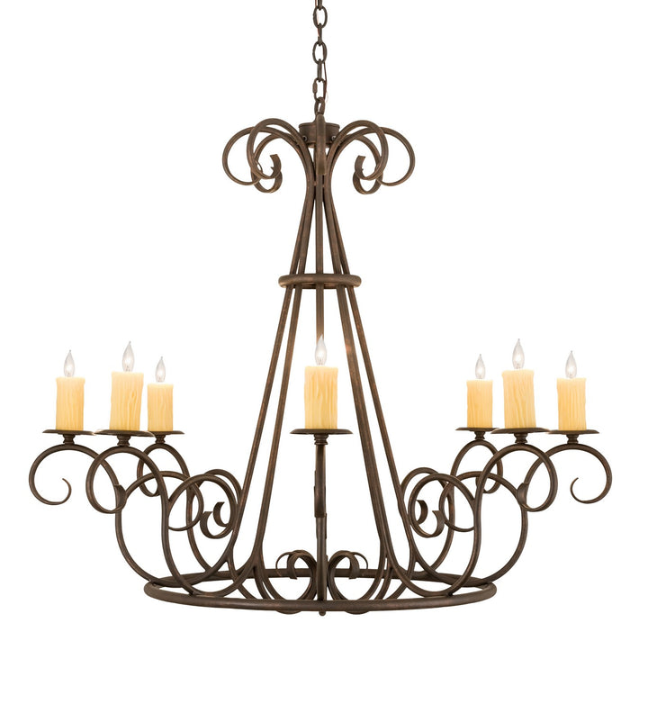 Meyda Tiffany Marguerite 194321 Chandelier Light - Copper