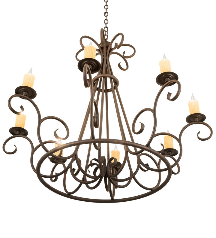 Meyda Tiffany Marguerite 194321 Chandelier Light - Copper