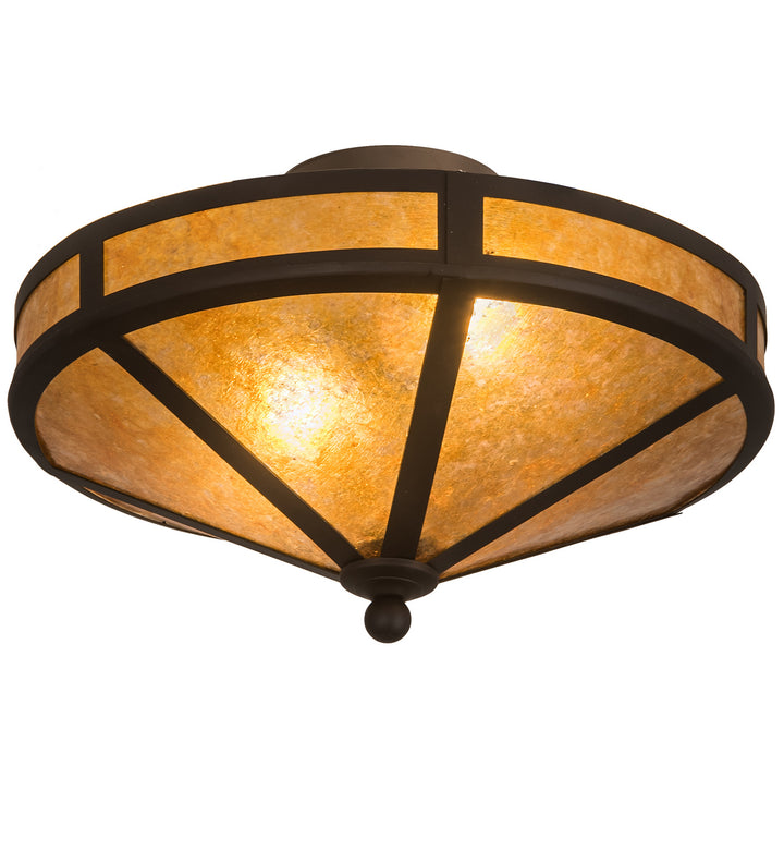 Meyda Tiffany Craftsman 194677 Ceiling Light - Oil Rubbed Bronze