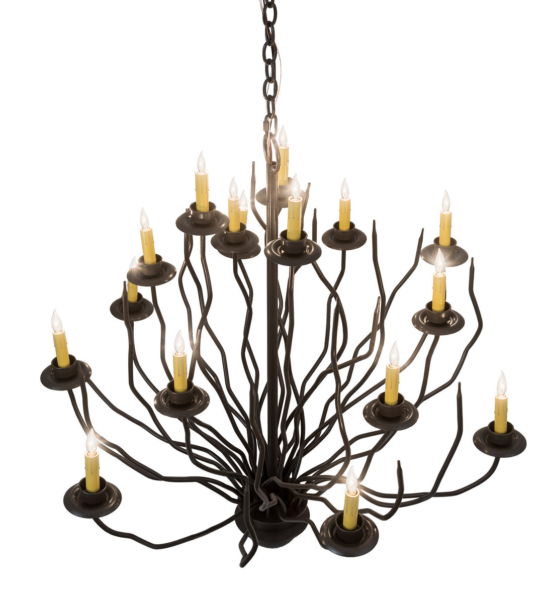 Meyda Tiffany Sycamore 194929 Chandelier Light - Timeless Bronze