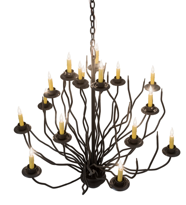 Meyda Tiffany Sycamore 194929 Chandelier Light - Timeless Bronze