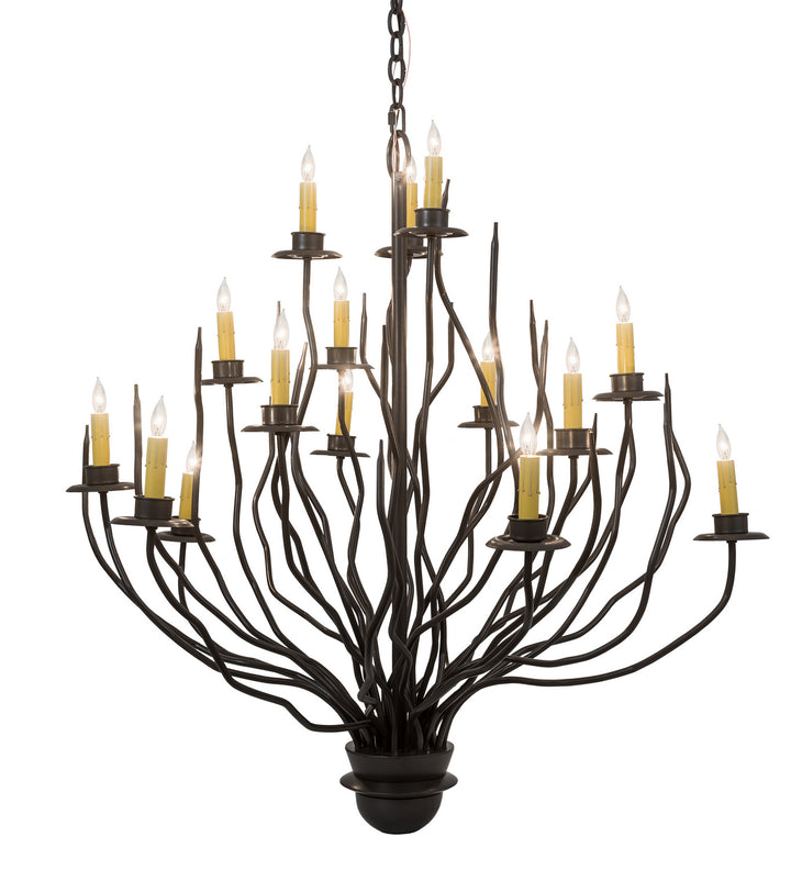 Meyda Tiffany Sycamore 194929 Chandelier Light - Timeless Bronze