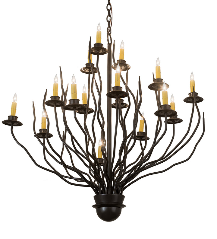 Meyda Tiffany Sycamore 194929 Chandelier Light - Timeless Bronze