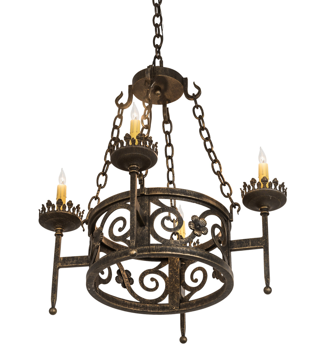 Meyda Tiffany Majella 195785 Chandelier Light - Bronze