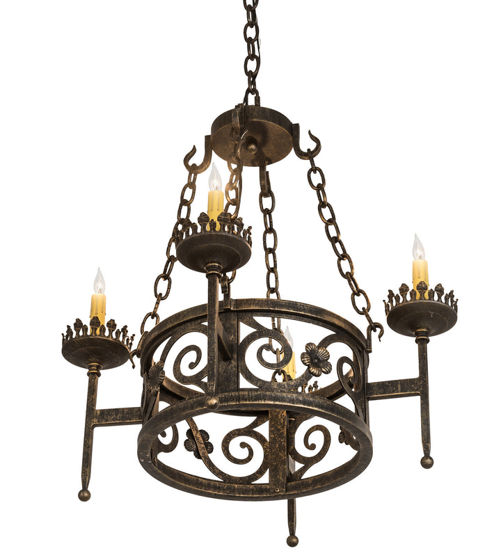 Meyda Tiffany Majella 195785 Chandelier Light - Bronze