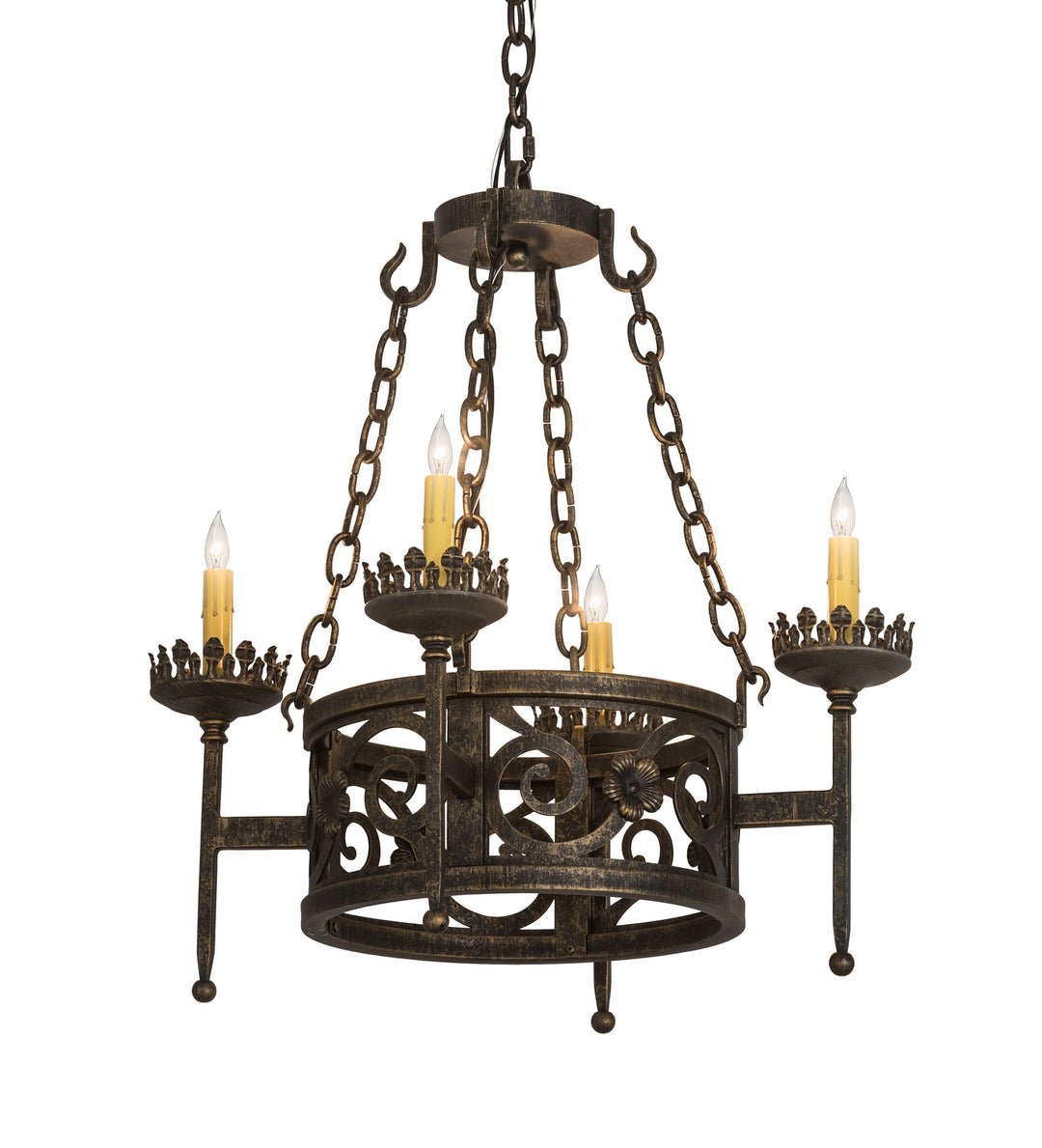 Meyda Tiffany Majella 195785 Chandelier Light - Bronze