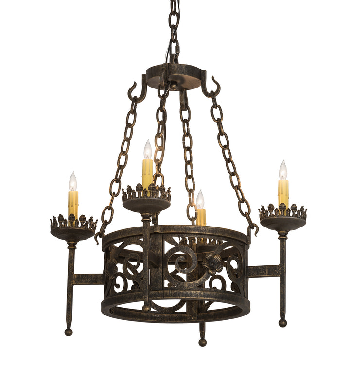 Meyda Tiffany Majella 195785 Chandelier Light - Bronze