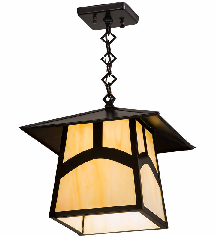 Meyda Tiffany Lighting 45167 Stillwater One Light Pendant Outdoor Bronze / Dark