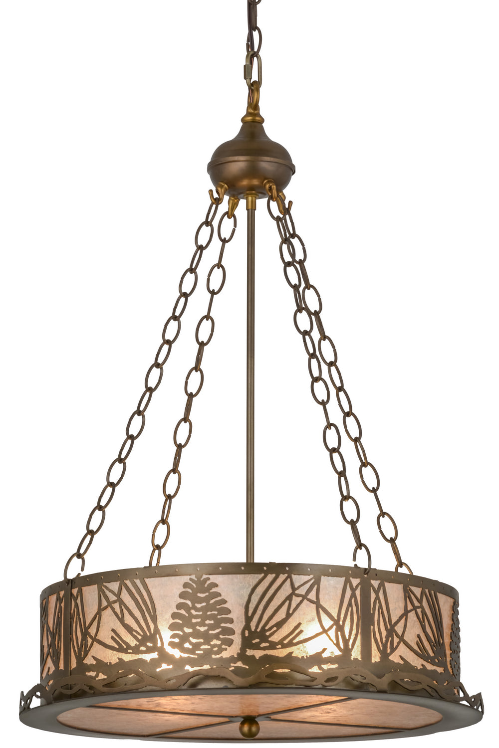 Meyda Tiffany Mountain Pine 50127 Pendant Light - Antique Copper