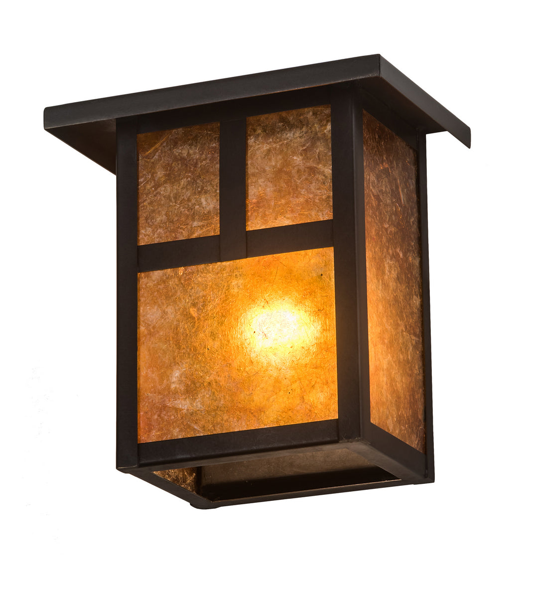 Meyda Tiffany Lighting 89802 Hyde Park One Light Wall Sconce Outdoor Bronze / Dark