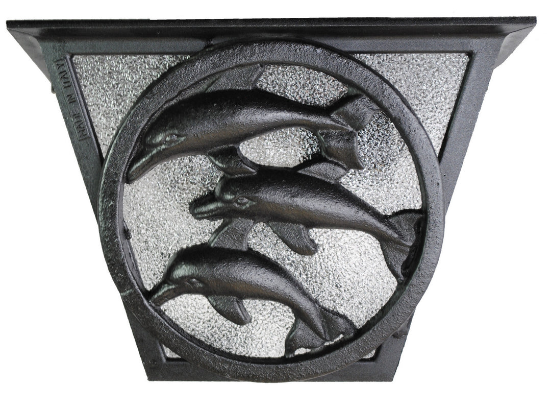 Melissa Lighting DL53 Dolphin Series Exterior - Wall Mt./Flush Outdoor Black