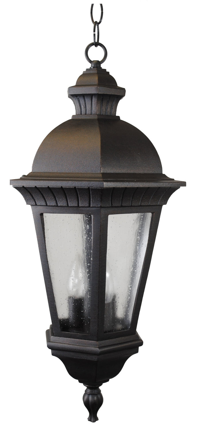 Melissa Lighting K191 Kiss Three Light Hanging Lantern Outdoor Bronze / Dark