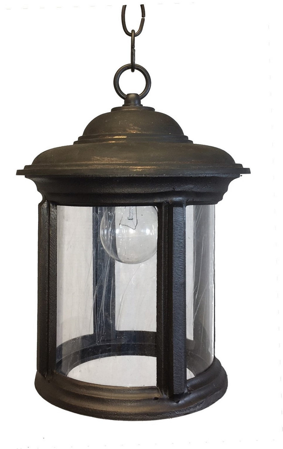 Melissa Lighting K2231 Kiss One Light Hanging Lantern Outdoor Bronze / Dark
