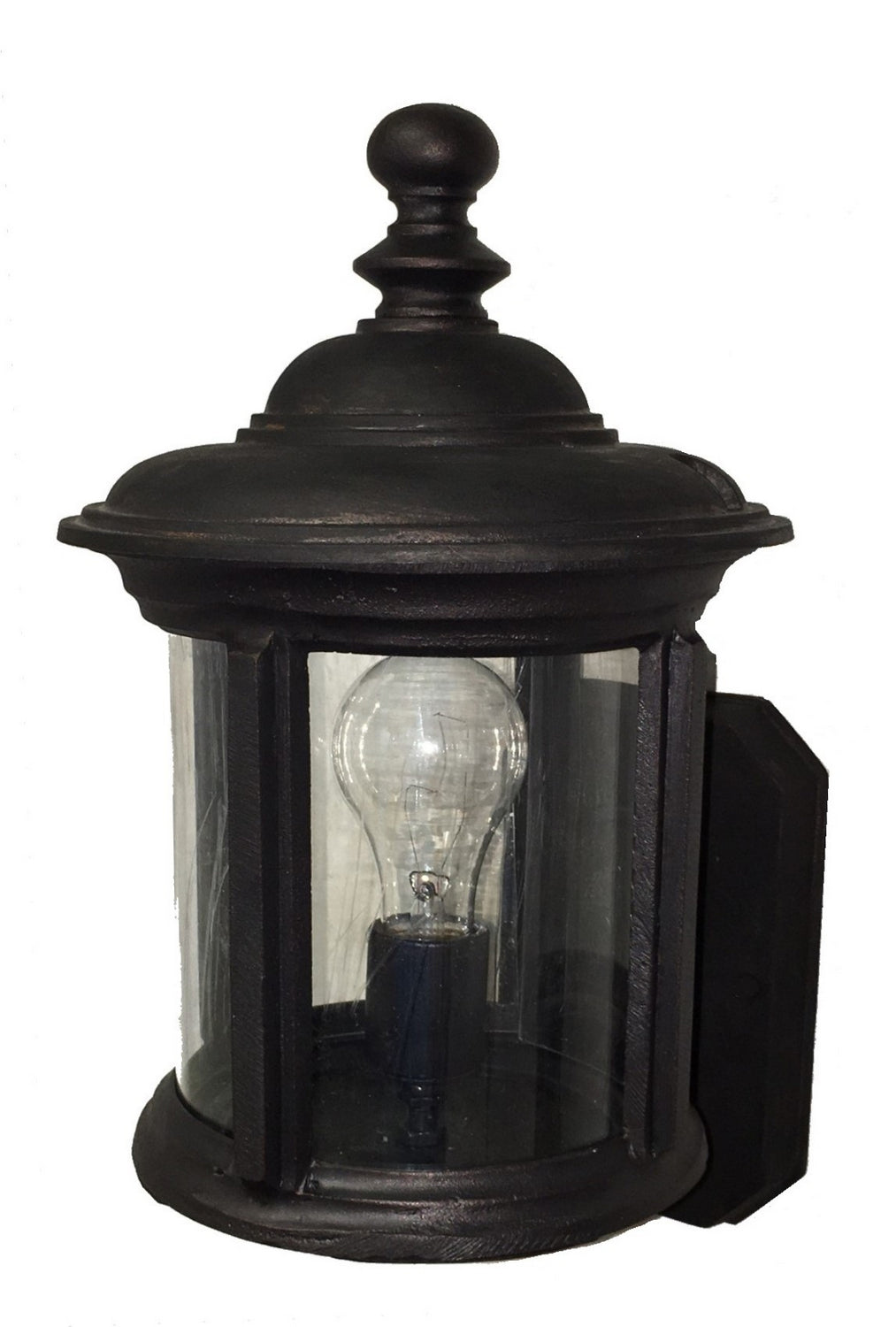 Melissa Lighting K2233 Kiss One Light Wall Mount Outdoor Bronze / Dark