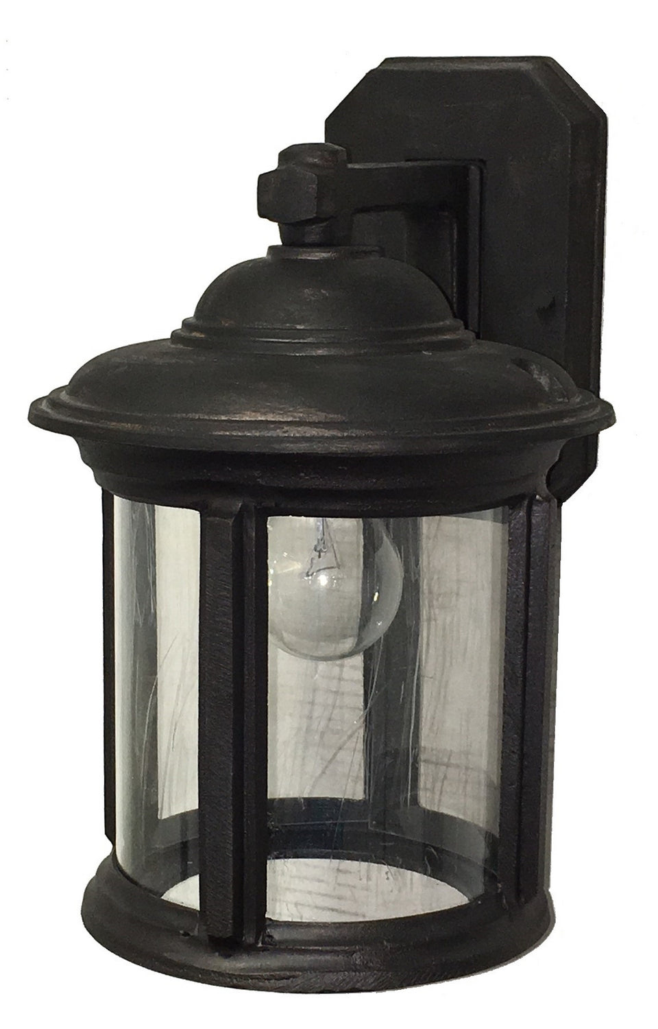 Melissa Lighting K2236 Kiss One Light Wall Mount Outdoor Bronze / Dark