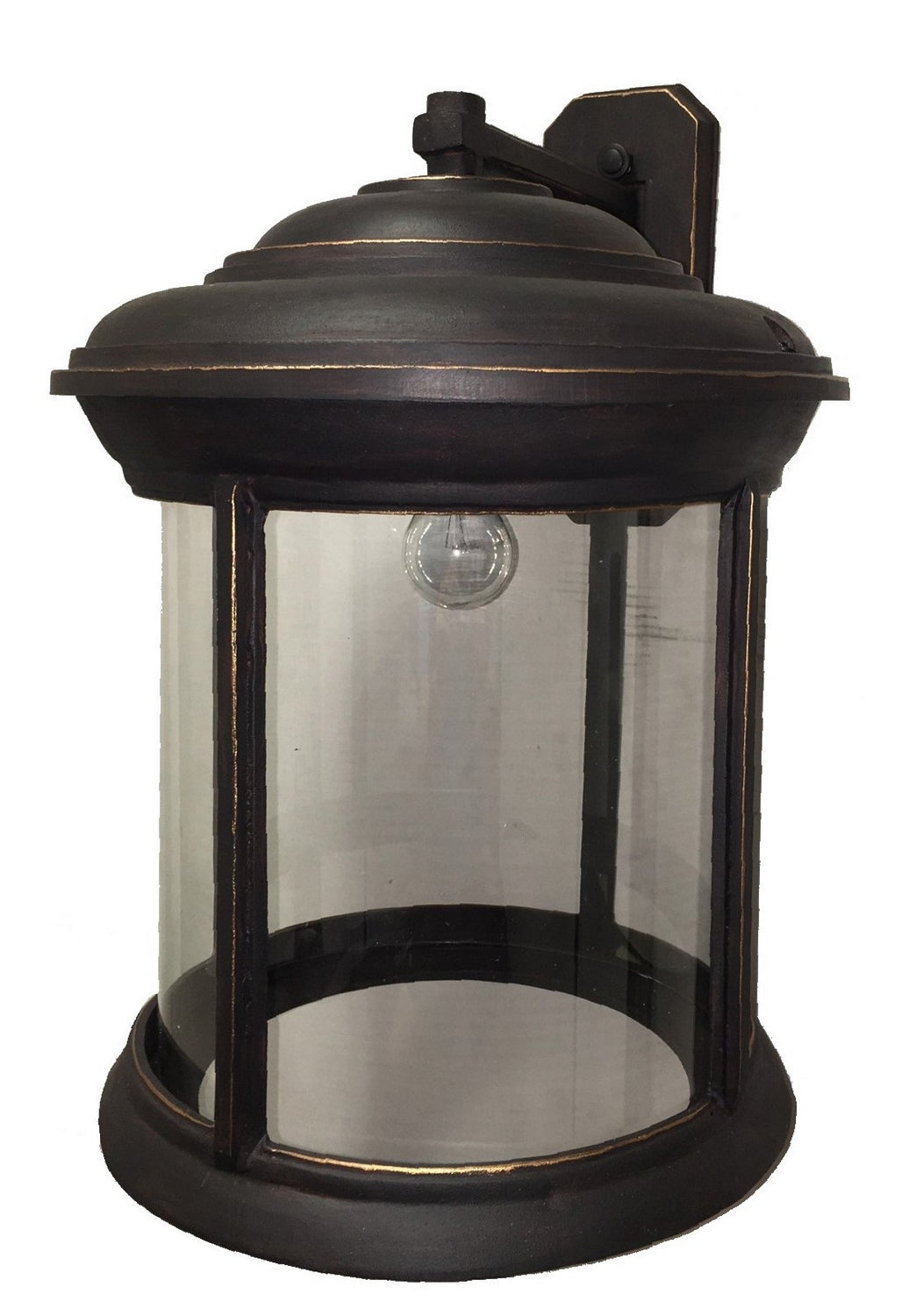Melissa Lighting K2276 Kiss One Light Wall Mount Outdoor Bronze / Dark