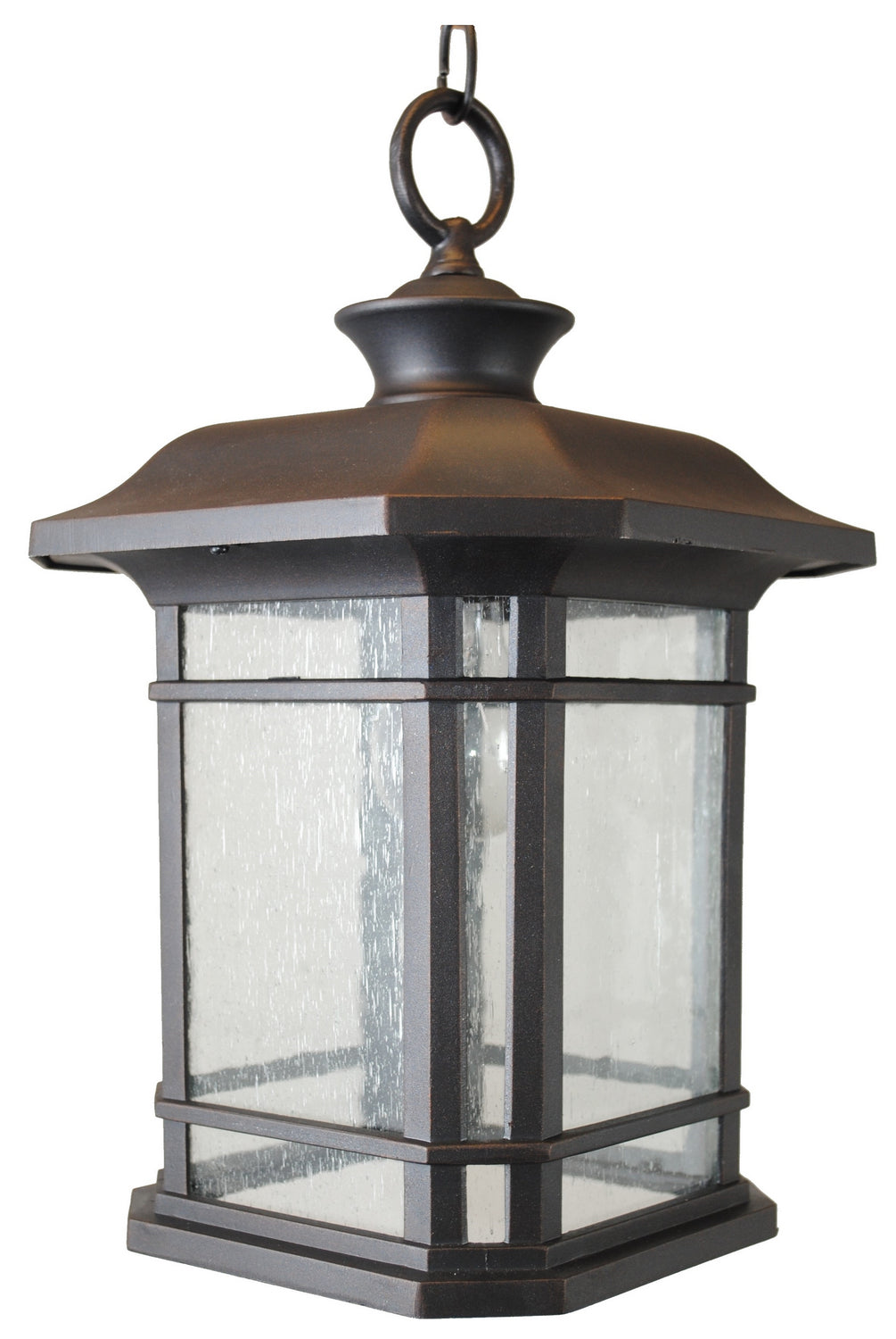 Melissa Lighting K2831 Kiss One Light Hanging Lantern Outdoor Bronze / Dark
