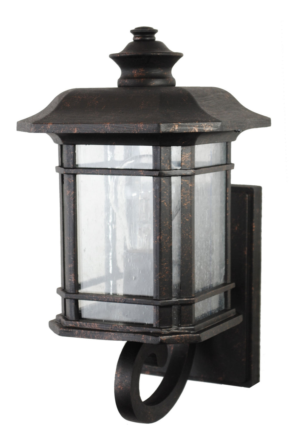 Melissa Lighting K2853 Kiss One Light Wall Mount Outdoor Bronze / Dark