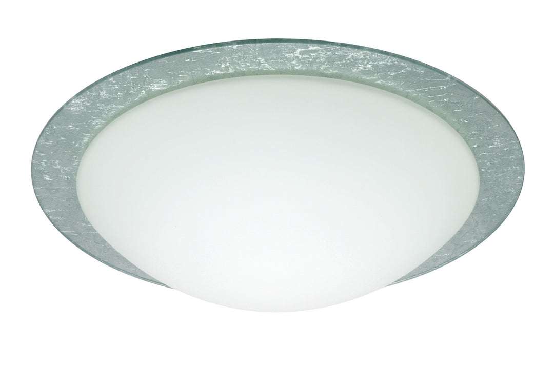 Besa Ring 9770SFC Ceiling Light - White/Silver Foil