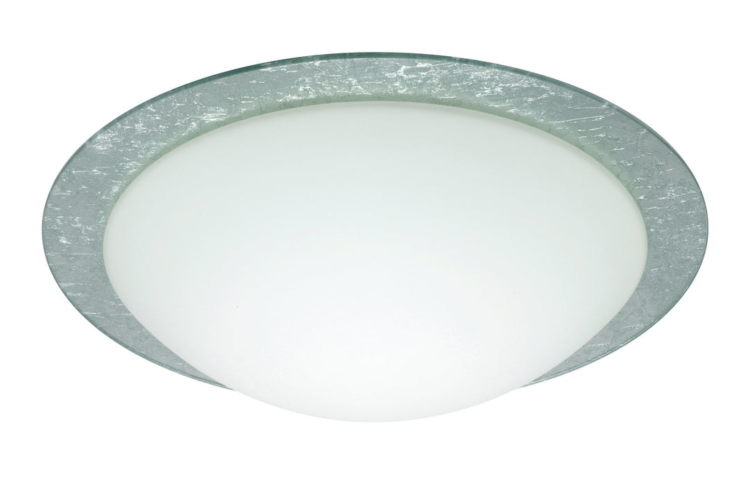 Besa Ring 9771SFC Ceiling Light - White/Silver Foil