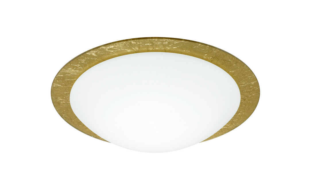 Besa Ring 9772GFC Ceiling Light - White/Gold Ring