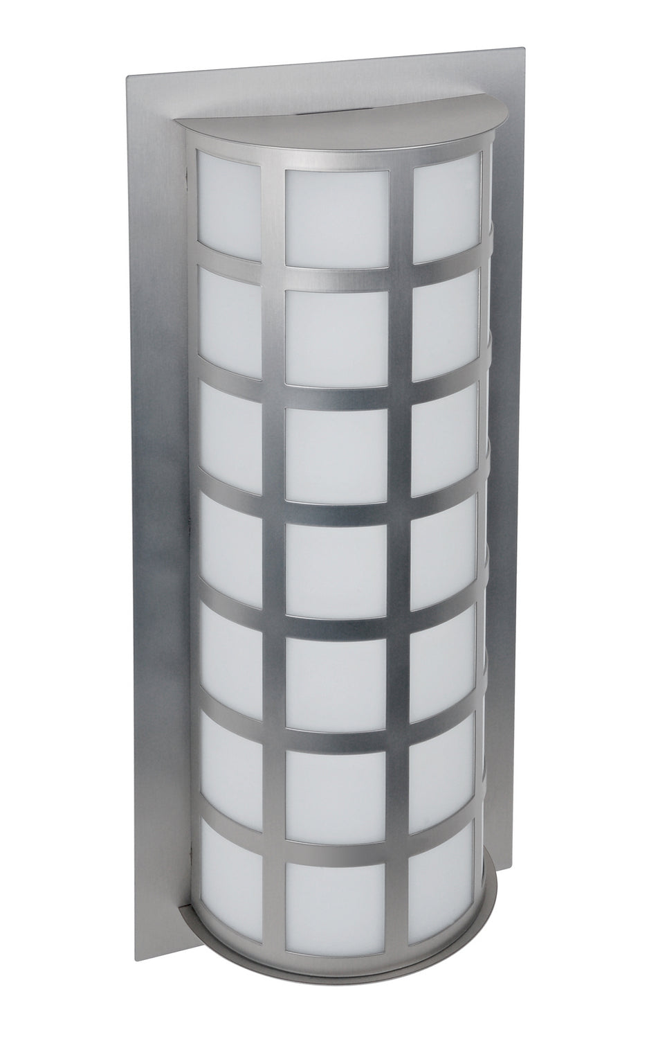 Besa Lighting SCALA20-SW-BA Scala Two Light Outdoor Wall Sconce Outdoor Pewter, Nickel, Silver