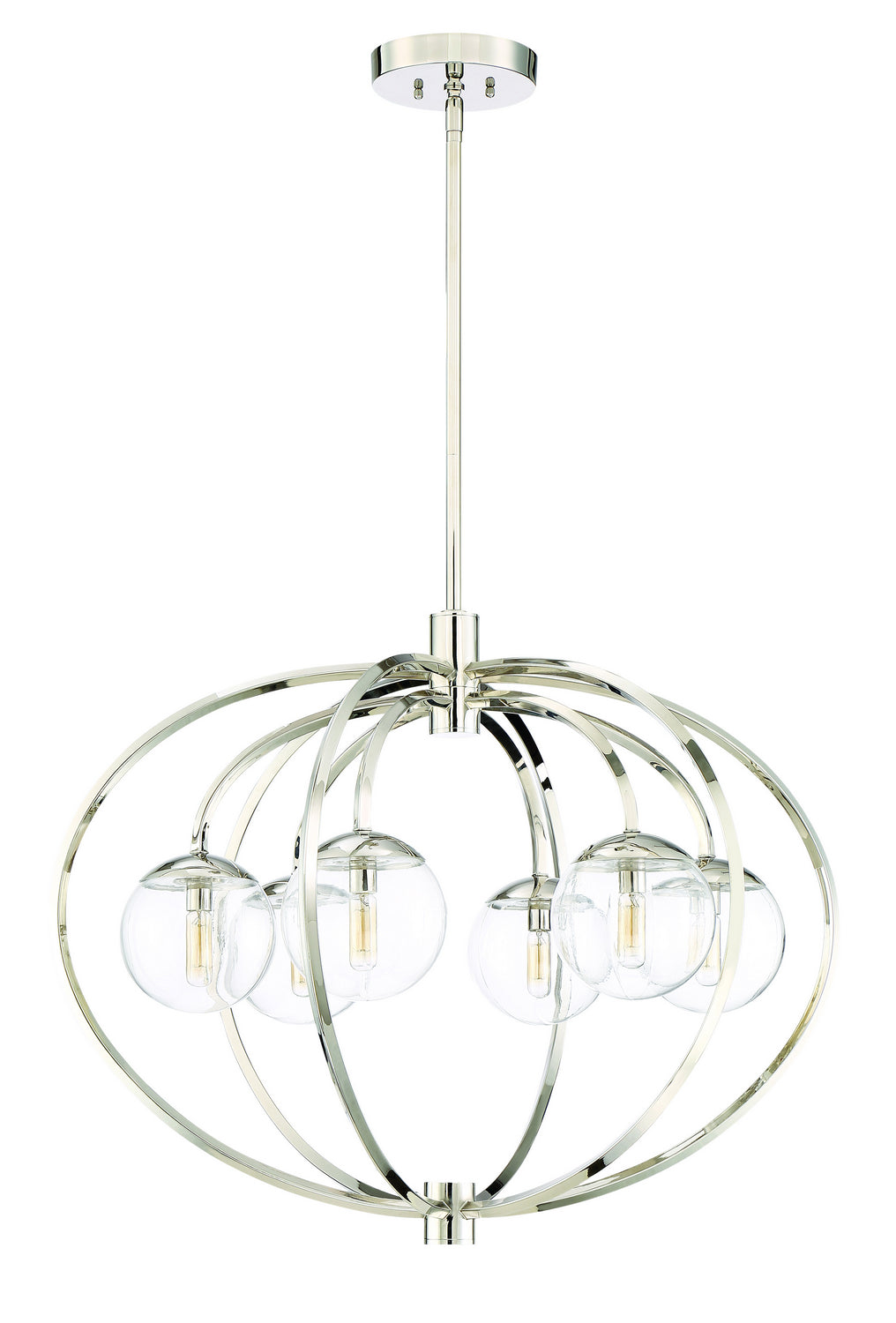 Craftmade Piltz 45526-PLN Chandelier Light - Polished Nickel