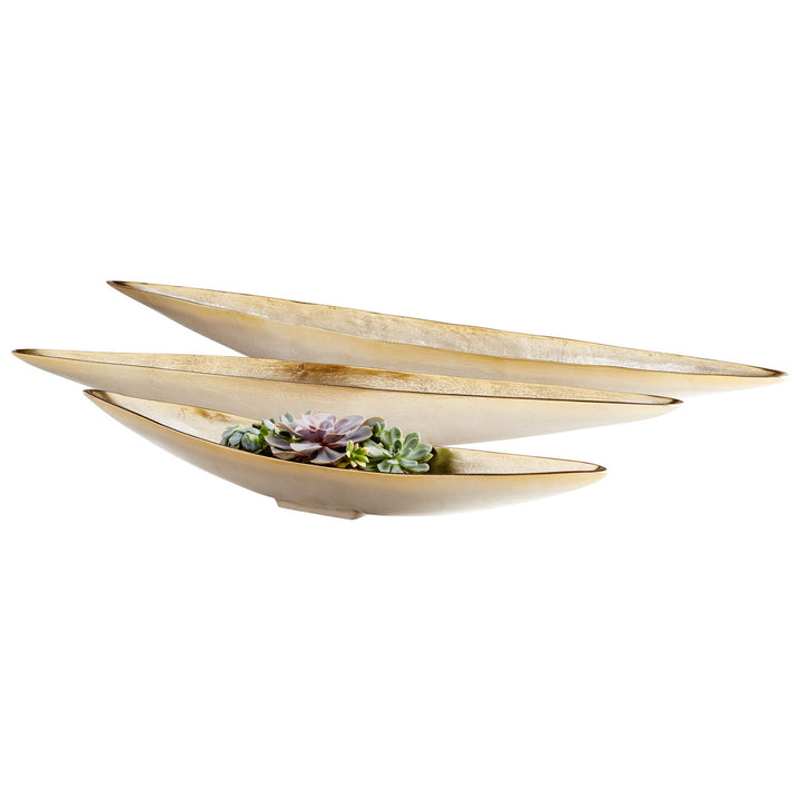 Cyan 08934 Containers & Trays - Rough Nickel And Gold