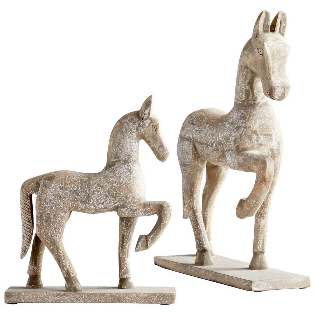 Cyan 08970 Sculptures (Animal) - Antique French White