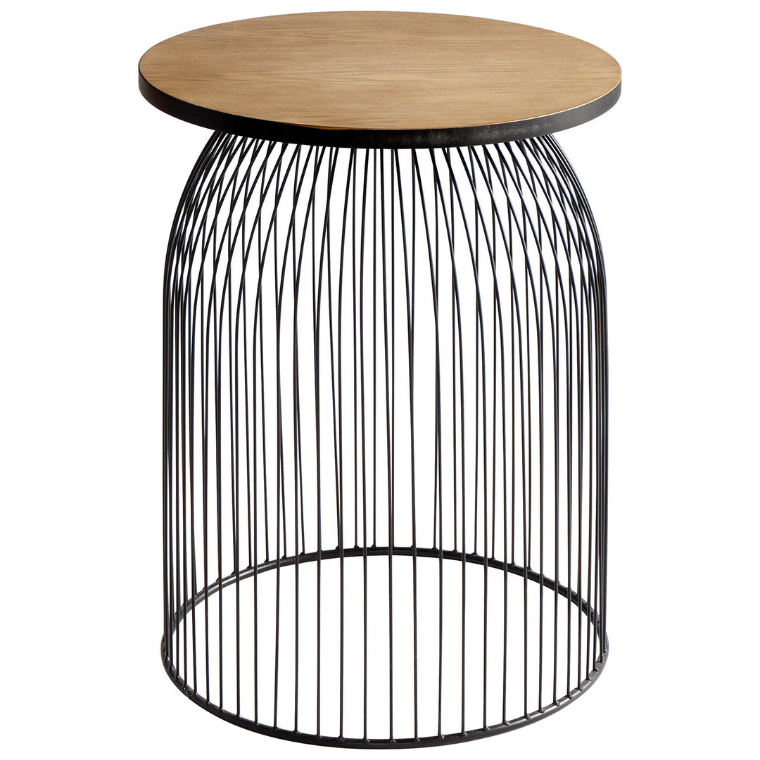Cyan 09043 Tables - Graphite And Natural Wood